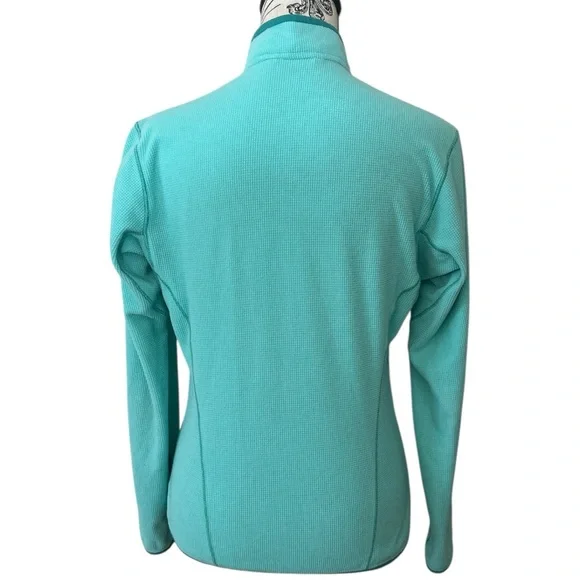 Arc'teryx Delta LT Jacket Textured Waffle Knit Fleece Women Aqua Size Small - Picture 4 of 6